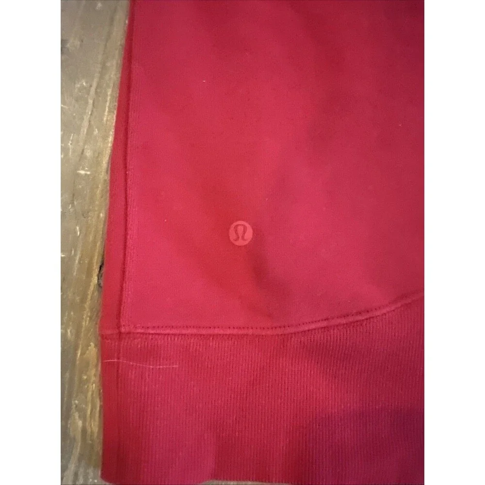 Lululemon University Of Alabama Script A Red Relaxed Fit Hoodie Women’s Size 8